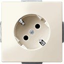 Schneider Electric Merten Artec/Antique MTN2370-4044 Розетка с заземляющим контактом (16 А, 45°, под рамку, шторки, скрытая установка, бежевая)
