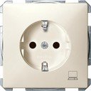 Schneider Electric Merten Artec/Antique MTN2350-4044 Розетка "Компьютер" с заземляющим контактом (16 А, под рамку, шторки, скрытая установка, бежевая)
