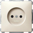 Schneider Electric Merten Artec/Antique MTN2000-4044 Розетка без заземляющего контакта (16 А, под рамку, скрытая установка, бежевая)