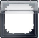 Schneider Electric Merten Aquadesign MTN516914 Рамка монтажная (IP44, прозрачная крышка, антрацит)