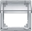 Schneider Electric Merten Aquadesign MTN516960 Рамка монтажная (IP44, прозрачная крышка, алюминий)