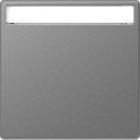 Schneider Electric Merten D-Life MTN3360-6036 Клавиша одиночная (поле для надписи, нержавеющая сталь)