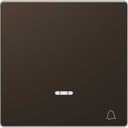 Schneider Electric Merten D-Life MTN3325-6052 Клавиша одиночная "Звонок" (линза подсветки, мокко)
