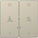 Schneider Electric Merten D-Life MTN3429-6033 Клавиша двойная "Звонок/Горничная" (сахара)