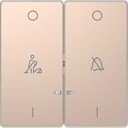 Schneider Electric Merten D-Life MTN3429-6051 Клавиша двойная "Звонок/Горничная" (шампань)