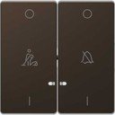 Schneider Electric Merten D-Life MTN3429-6052 Клавиша двойная "Звонок/Горничная" (мокко)