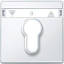 Schneider Electric Merten D-Life MTN348219 Передняя панель для полуцилиндрических замков (полярно-белая)