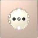 Schneider Electric System M MTN2330-6051 Крышка розетки (2P+E, шторки, шампань)
