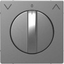 Schneider Electric Merten D-Life MTN3875-6036 Передняя панель поворотного выключателя рольставней (нержавеющая сталь)
