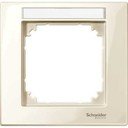 Schneider Electric Merten M-Plan MTN514144 Рамка 1-постовая (универсальная, поле для надписи, бежевый)