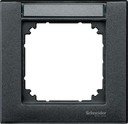 Schneider Electric Merten M-Plan MTN476114 Рамка 1-постовая (универсальная, поле для надписи, антрацит)