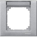 Schneider Electric Merten M-Plan MTN476160 Рамка 1-постовая (универсальная, поле для надписи, алюминий)