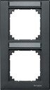 Schneider Electric Merten M-Plan MTN476214 Рамка 2-постовая (вертикальная, поле для надписи, антрацит)