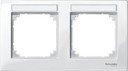 Schneider Electric Merten M-Plan MTN514219 Рамка 2-постовая (горизонтальная, поле для надписи, полярно-белый)