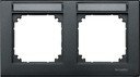Schneider Electric Merten M-Plan MTN472214 Рамка 2-постовая (горизонтальная, поле для надписи, антрацит)