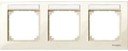 Schneider Electric Merten M-Plan MTN514344 Рамка 3-постовая (горизонтальная, поле для надписи, бежевый)