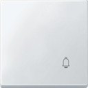 Schneider Electric Merten Artec/Antique MTN412819 Клавиша выключателя "Звонок" одиночная (полярно-белая)