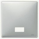 Schneider Electric Merten Artec/Antique MTN412746 Клавиша выключателя одиночная (IP44, окошко индикатора/символа, стальная)