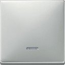Schneider Electric Merten Artec/Antique MTN438046 Клавиша выключателя одиночная (линза индикатора, стальная)
