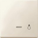 Schneider Electric Merten Artec/Antique MTN437944 Клавиша выключателя "Свет" одиночная (линза индикатора, бежевая)
