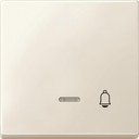 Schneider Electric Merten Artec/Antique MTN437844 Клавиша выключателя "Звонок" одиночная (линза индикатора, бежевая)