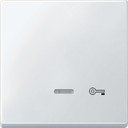Schneider Electric Merten Artec/Antique MTN437619 Клавиша выключателя "Ключ" одиночная (линза индикатора, полярно-белая)