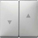 Schneider Electric Merten Artec/Antique MTN411546 Клавиша для жалюзи двойная (стальная)