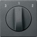 Schneider Electric Merten System M MTN437114 Передняя панель для роторного переключателя (антрацит)