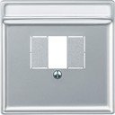Schneider Electric Merten Artec MTN297860 Крышка розетки информационной (RJ11/RJ45/Audio/USB, TAE, алюминий)