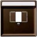 Schneider Electric Merten Artec MTN4250-4015 Крышка розетки информационной (RJ11/RJ45/Audio/USB, TAE, коричневая)