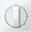 Schneider Electric Merten System M MTN567219 Передняя панель для роторного переключателя (трехступенчатая, полярно-белая)