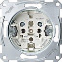 Schneider Electric System M MTN2001-0000 Розетка без заземляющего контакта (16 А, механизм, скрытая установка)