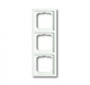 ABB Future Linear 2CKA001754A4416 Рамка 3-постовая (белый бархат)