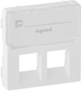 Legrand Valena Life 755480 Крышка розетки телефонной/компьютерной (RJ11, RJ45, 2 шт, белый)