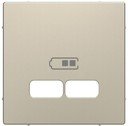 Schneider Electric System M MTN4367-0325 Крышка розетки зарядной (2xUSB, белая)