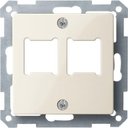 Schneider Electric System M MTN291644 Крышка розетки информационной (2xRJ11/RJ45, бежевая)