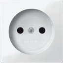 Schneider Electric System M MTN2030-0319 Крышка розетки (2P, шторки, полярно-белая)
