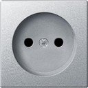 Schneider Electric System M MTN2030-0460 Крышка розетки (2P, шторки, алюминий)