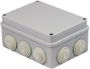 EKF plc-kmr-050-042 Коробка распаячная КМР-050-042 пылевлагозащитная, 10 мембранных вводов, уплотнительный шнур (196х142х80) PROxima