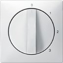 Schneider Electric Merten Artec/Antique MTN316919 Передняя панель для роторного переключателя (трехступенчатая, полярно-белая)