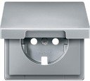 Schneider Electric Merten Artec/Antique MTN2341-4060 Крышка розетки (2P+E, крышка, алюминий)