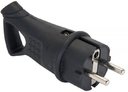 Вилка угловая каучуковая с кольцом 230В 2P+PE 16A IP44 PROxima