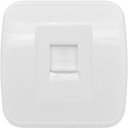 Минск Розетка Phone 1-местная ОП белая Basic