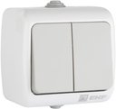 EKF EFV10-023-30-54 Мурманск Выключатель 2-клавишный 10А IP54 серый