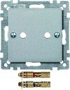 Schneider Electric System M MTN469360 Крышка розетки аудио (2xAudio, алюминий)