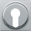 Schneider Electric Merten System M MTN318160 Передняя панель для полуцилиндрических замков (алюминий)