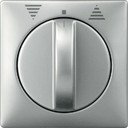 Schneider Electric Merten Artec/Antique MTN319246 Передняя панель для роторного переключателя (трехступенчатая, стальная)