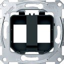 Schneider Electric System M MTN4566-0003 Опорная плата для модульного разъема (черная)