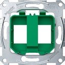 Schneider Electric System M MTN4566-0004 Опорная плата для модульного разъема (зеленая)