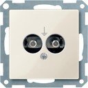 Schneider Electric System M MTN290444 Розетка для выравнивания потенциалов (2xDIN42801, под рамку, скрытая установка, бежевый)